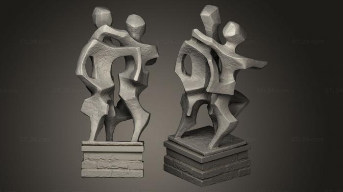 Статуэтки и статуи разные (Хуппеленде Киндерен, STKR_0225) 3D модель для ЧПУ станка