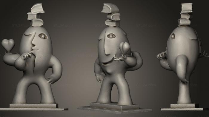 Статуэтки и статуи разные (Скульптура Любви и культуры Ripolls, STKR_0278) 3D модель для ЧПУ станка