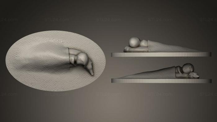 Статуэтки и статуи разные (Нелло и Патраш, STKR_0321) 3D модель для ЧПУ станка