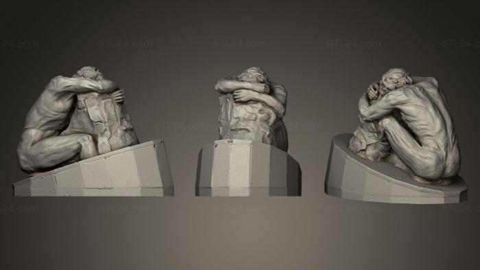 Статуэтки и статуи разные (Ондин Даниэль Бигата, STKR_0335) 3D модель для ЧПУ станка