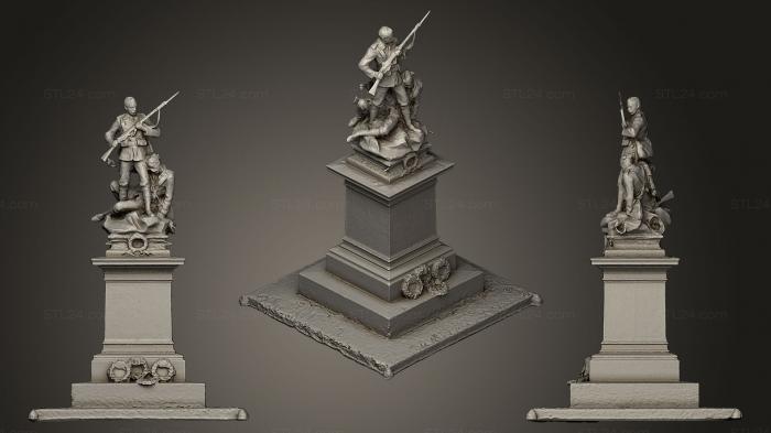 Miscellaneous figurines and statues (South African War Memorial, STKR_0409) 3D models for cnc