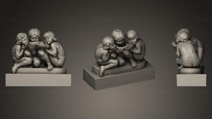 Miscellaneous figurines and statues (Tegners Museum Denmark, STKR_0428) 3D models for cnc