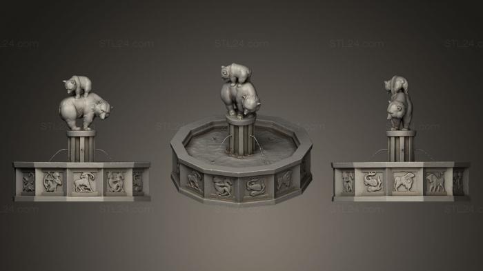 Зодиакальный фонтан Вульго фонтан