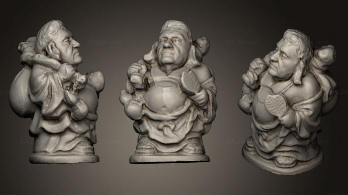 Miscellaneous figurines and statues (BUDHA HUMANTI SOLID, STKR_0495) 3D models for cnc