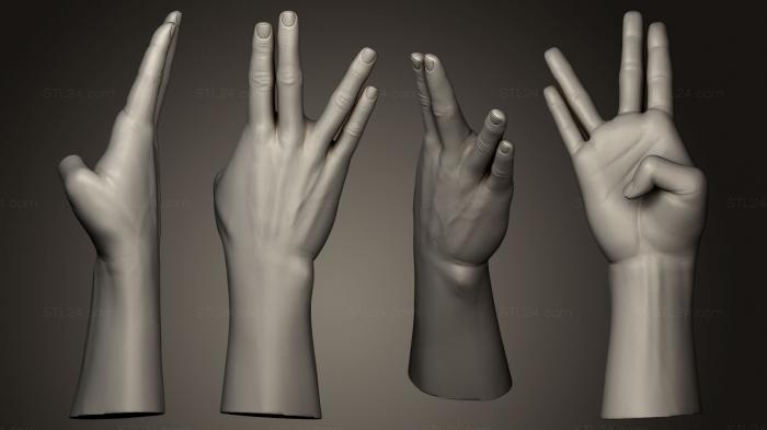 Статуэтки и статуи разные (Женская Ручная Скульптура 18, STKR_0559) 3D модель для ЧПУ станка