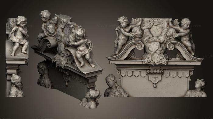Miscellaneous figurines and statues (Grab mit Knaben Detail, STKR_0578) 3D models for cnc