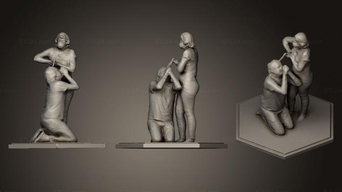Статуэтки и статуи разные (Я не хочу быть обезьяной, STKR_0596) 3D модель для ЧПУ станка