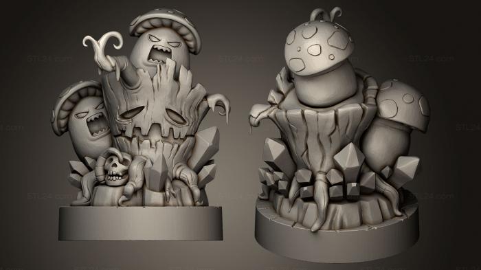Miscellaneous figurines and statues (Kinoko Spawning Ground, STKR_0608) 3D models for cnc