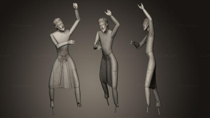 Miscellaneous figurines and statues (Nicodem davallament d Erill la Vall, STKR_0644) 3D models for cnc