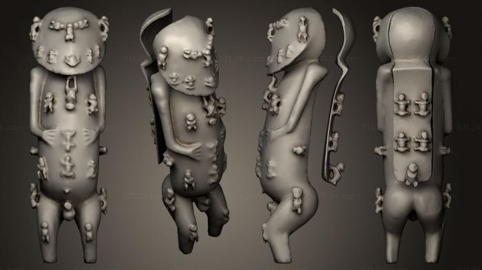 Miscellaneous figurines and statues (Statue of A39a animated, STKR_0685) 3D models for cnc