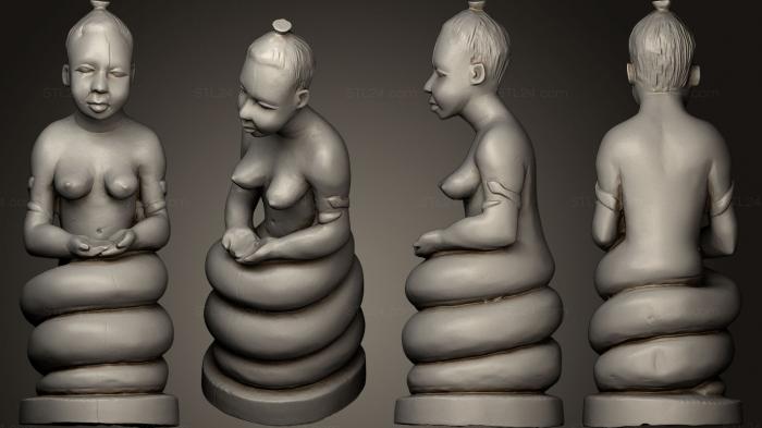 Статуэтки и статуи разные (Тохоссо алтаря Мами Вата, STKR_0745) 3D модель для ЧПУ станка