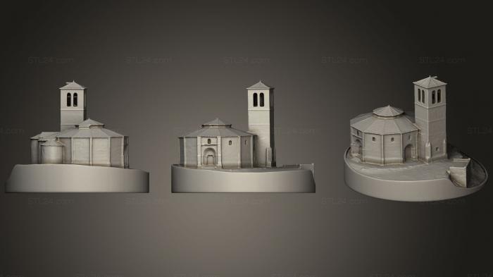 Статуэтки и статуи разные (Церковь Вера-Крус-Сеговия, STKR_0843) 3D модель для ЧПУ станка