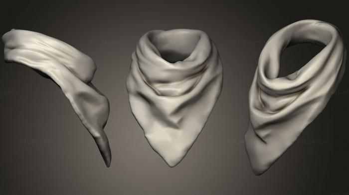 Miscellaneous figurines and statues (Scarf for Character 11, STKR_0923) 3D models for cnc