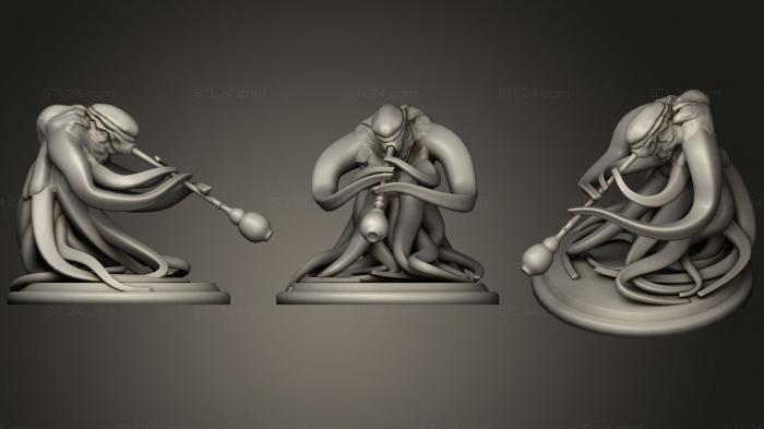 Статуэтки и статуи разные (Слуга внешних Богов, STKR_0952) 3D модель для ЧПУ станка