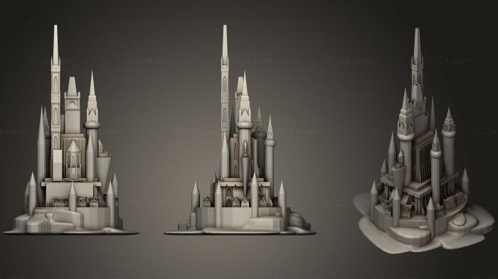 Miscellaneous figurines and statues (WHITE CASTLE DRAGONSTONE, STKR_1005) 3D models for cnc