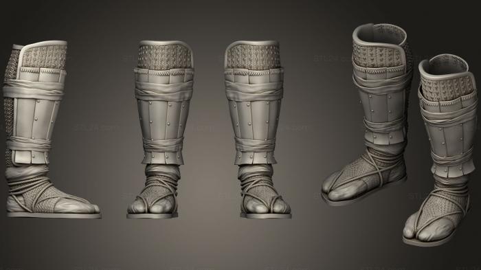 Zbrush Armored Footwear 02