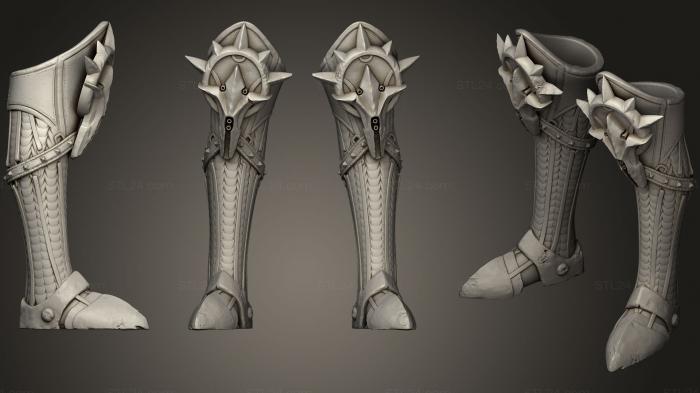 Zbrush Armored Footwear 04
