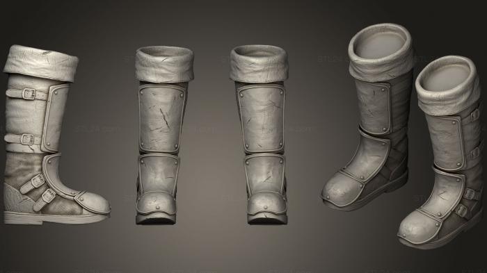 Zbrush Armored Footwear 05