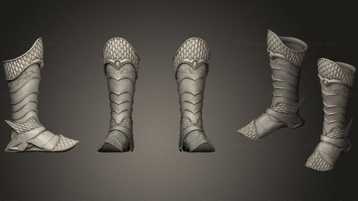 Zbrush Armored Footwear 07