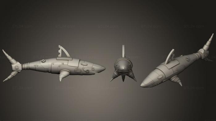 Spaceship In Fish Shape