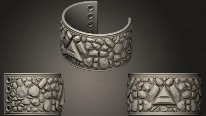 Miscellaneous figurines and statues (Armband of Geomancy, STKR_1099) 3D models for cnc