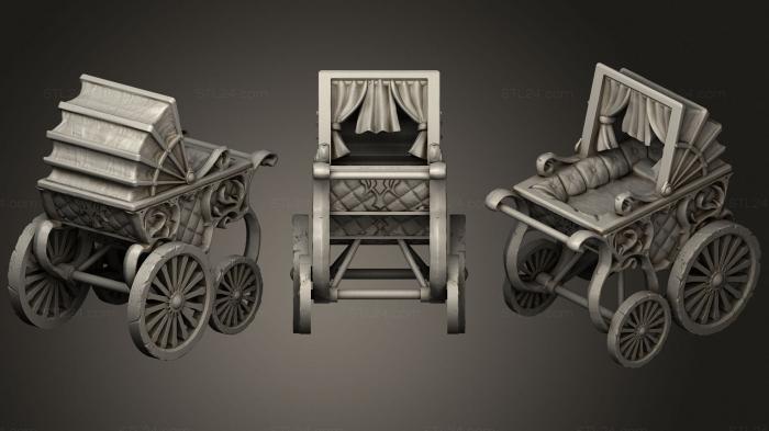 Miscellaneous figurines and statues (Baby Carriage, STKR_1110) 3D models for cnc