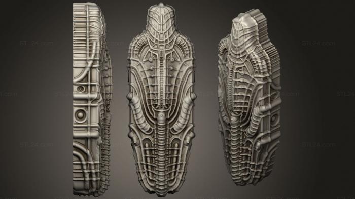 Miscellaneous figurines and statues (Bio Craft Strech Goals Alien sarcophagus, STKR_1130) 3D models for cnc
