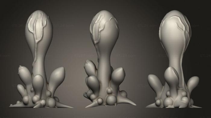 Miscellaneous figurines and statues (Blob Crowd Plant Iii (Alien Vegetation 22), STKR_1132) 3D models for cnc