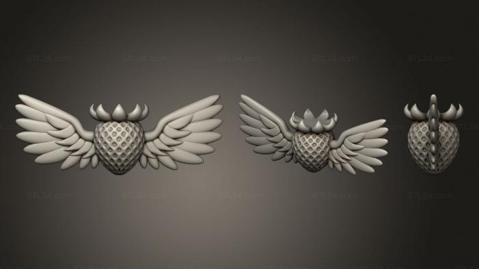 Miscellaneous figurines and statues (Celeste Winged Berry (3D), STKR_1152) 3D models for cnc