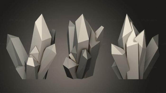 Miscellaneous figurines and statues (Crystal The Third, STKR_1186) 3D models for cnc