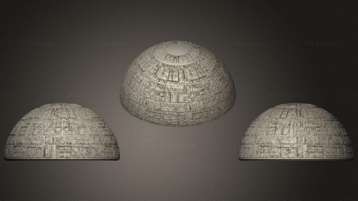 Miscellaneous figurines and statues (Death Star scale doneintwomillion, STKR_1204) 3D models for cnc