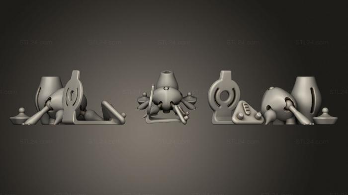 Miscellaneous figurines and statues (Dummy Bot Vol. 2, STKR_1219) 3D models for cnc