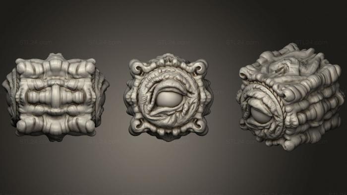 Miscellaneous figurines and statues (Elephant Eye 83, STKR_1225) 3D models for cnc