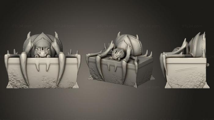 Статуэтки и статуи разные (Экспедиция в Подземный мир Сундук Дроу, STKR_1232) 3D модель для ЧПУ станка