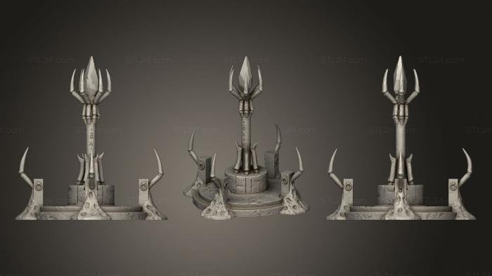 Статуэтки и статуи разные (Экспедиция в Подземный мир Энергетического кристалла, STKR_1233) 3D модель для ЧПУ станка