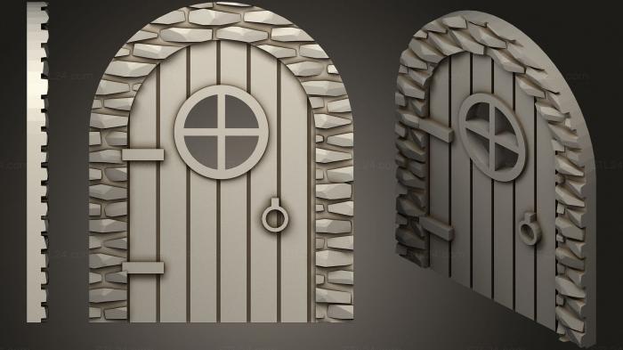 Miscellaneous figurines and statues (Fairy Door, STKR_1242) 3D models for cnc