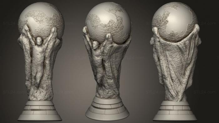 Miscellaneous figurines and statues (Fifa trophy, STKR_1246) 3D models for cnc