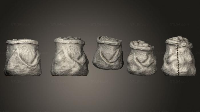 Miscellaneous figurines and statues (Food Sacks, STKR_1267) 3D models for cnc