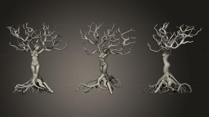 Miscellaneous figurines and statues (Goddess Gaia, STKR_1294) 3D models for cnc
