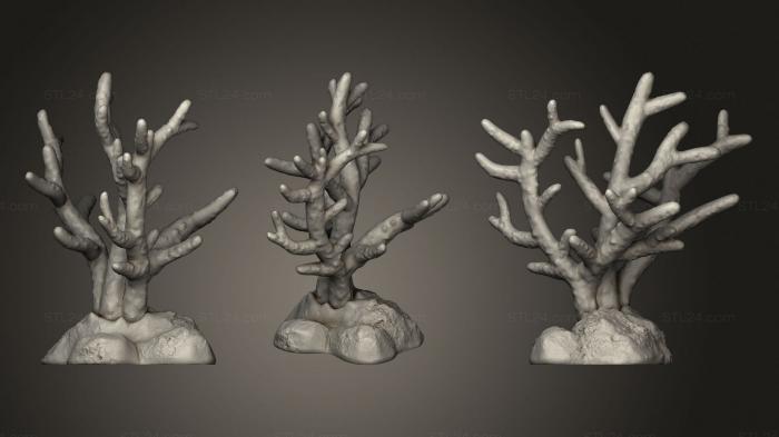 Статуэтки и статуи разные (Спускающийся В Канализацию Коралл1, STKR_1296) 3D модель для ЧПУ станка