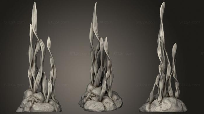 Miscellaneous figurines and statues (Going Down The Drain Seaweed1, STKR_1301) 3D models for cnc