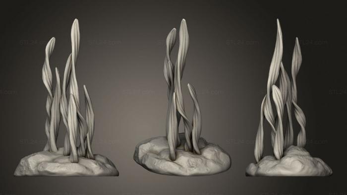 Miscellaneous figurines and statues (Going Down The Drain Seaweed2, STKR_1302) 3D models for cnc