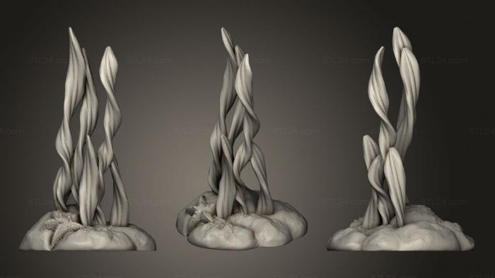 Miscellaneous figurines and statues (Going Down The Drain Seaweed3, STKR_1303) 3D models for cnc