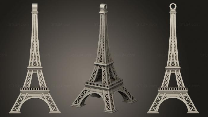 Keychain Eiffel Tower GK solid fix