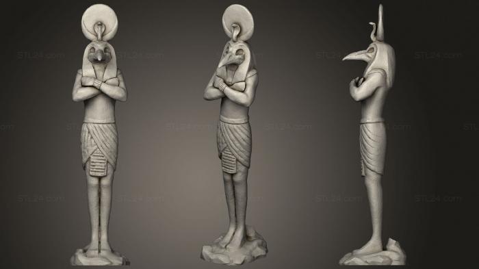 Miscellaneous figurines and statues (Khonshu statue, STKR_1396) 3D models for cnc