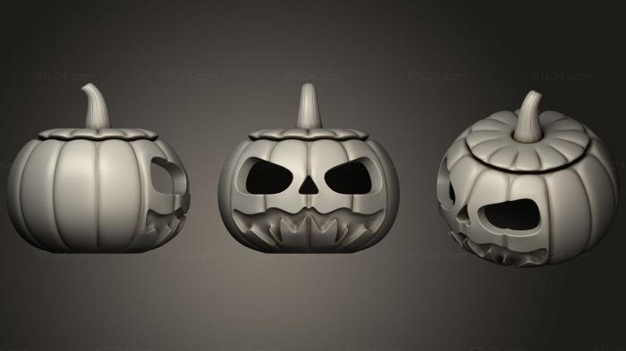 Miscellaneous figurines and statues (Makies Jack o Lantern, STKR_1433) 3D models for cnc