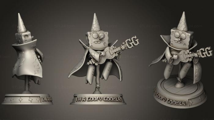 Miscellaneous figurines and statues (Sponge Bob Goofy Goober, STKR_1737) 3D models for cnc