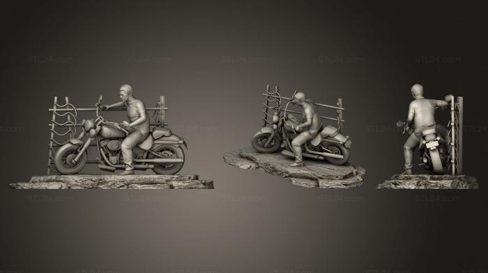 Miscellaneous figurines and statues (Steve Mcqueen fixed, STKR_1761) 3D models for cnc