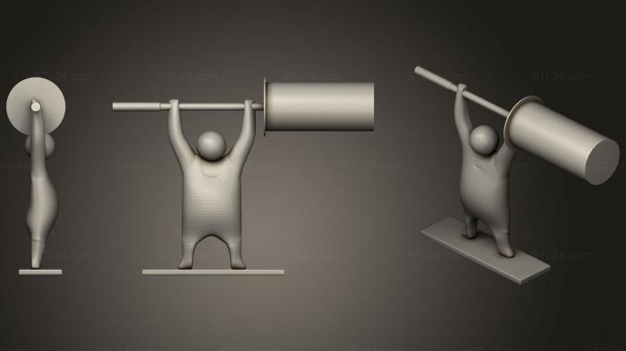 Статуэтки и статуи разные (Подставка для туалета из папье-маше, STKR_1784) 3D модель для ЧПУ станка