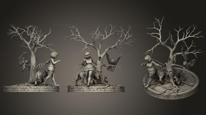 Miscellaneous figurines and statues (Tchibi velma forest fixed, STKR_1800) 3D models for cnc